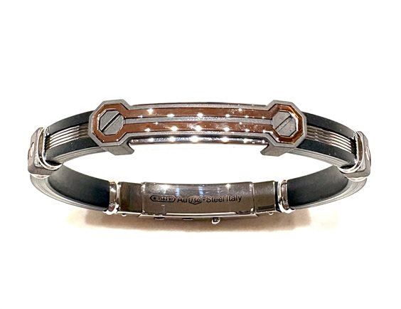 Bracciale Zancan Uomo Eternity Titanium in Titanio ETB156R - ETB156R